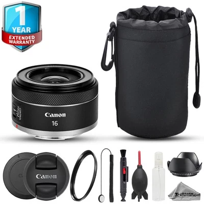 Lente Canon RF 16 mm f/2,8 STM - Kit de inicio de 8 piezas + 1 año de garantía Foto 1 de 4