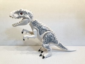 Authentic Lego Jurassic World White Indominus Rex Figure from 75919, Retired