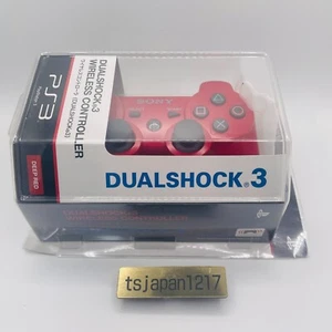 PS3 DUAL SHOCK DUALSHOCK 3 Wireless Controller tiefrot CECHZC2J Original Neu - Bild 1 von 2