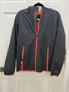CHAMPION JACKET W/HOOD - GREY/ORANGE BOYS YOUTH SIZE XL (16-18) W/ZIPPER - Picture 1 of 11