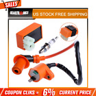 For GY6 50cc -150cc ATV SCOOTER MOPED RACING AC CDI BOX IGNITION COIL SPARK PLU*