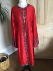 BNWT AFTERSHOCK RAW SILK INDIAN / ASIAN STYLE COAT SIZE M
