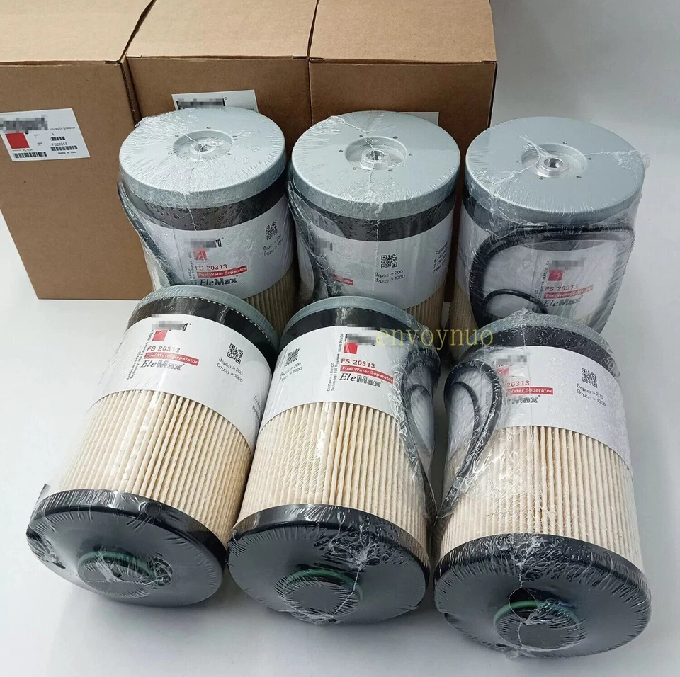 Separador de combustível 6X FS20313 Volvo D11/D13 Mack MP7/MP8 24009059 24009058 - Imagem 1 de 4