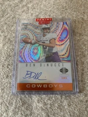 Ben DiNucci 2020 Panini Illusions Rookie Signs RC Auto SP  Cowboys Signature - Image 1 of 2