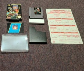 NFL Football (Nintendo) NES (COMPLETE IN BOX!) Tested & Works Well! Ships Immed.