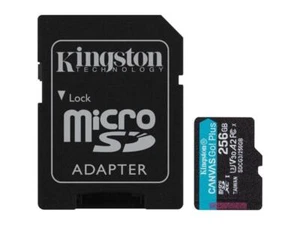 Kingston Canvas Go! Plus 256 Gb Class 10/Uhs-I (U3) Microsdxc - Picture 1 of 5
