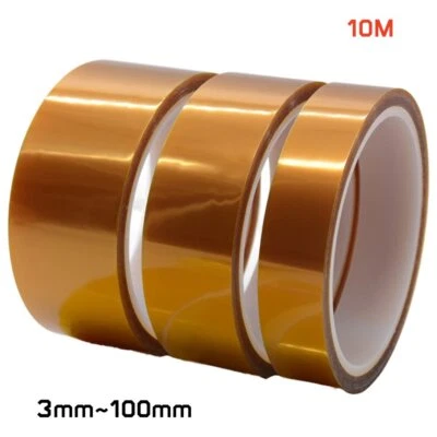 3mm~100mm Double-Side 10 M Kapton Tape High Temperature Heat Resistant Polyimide