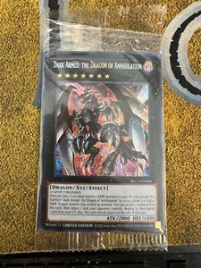 Yugioh SEALED Dark Armed, The Dragon of Annihilation BLC1-EN006 Secret Limited - Picture 1 of 2
