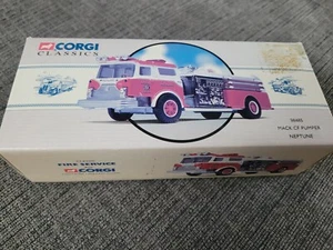 Corgi Classics Mack CF Pumper Neptune Fire Truck 1:50 Boxed. #98485. - Picture 1 of 7