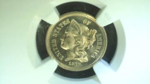 NGC 1879 3 CENT NICKEL 67CAM CAC Cover