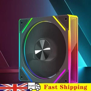 120mm PC Case Fan 4 Pin PWM Case Fan for Computer Case Cooling (Black REGULAR) - Afbeelding 1 van 8