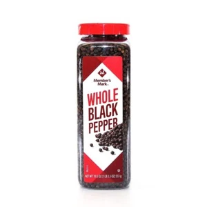 Member's Mark Whole Black Peppercorns by Tone's (19.5 oz.) - Picture 1 of 3