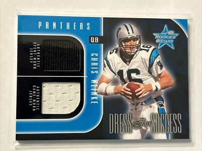 CHRIS WEINKE 2002 ROOKIES STARS DRESS FOR SUCCESS DUAL PANTHERS JERSEY 352/400 - Image 1 of 2