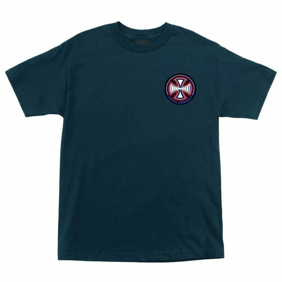 Independent Trucks 78 TC CHEST Skateboard T Shirt HARBOR BLUE Foto 1 de 1