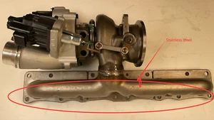 for manifold Billet Turbo charger BMW N55 435i 535i 335i 640i 3.0L X3 X4 X5 X6 - Picture 1 of 24