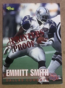 1995 Classic NFL Draft Printers Proof /595 Emmitt Smith #110 HOF - Bild 1 von 2
