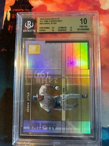 2003 Donruss elite Derek Jeter All Time Career Best BGS 10 - Picture 1 of 3