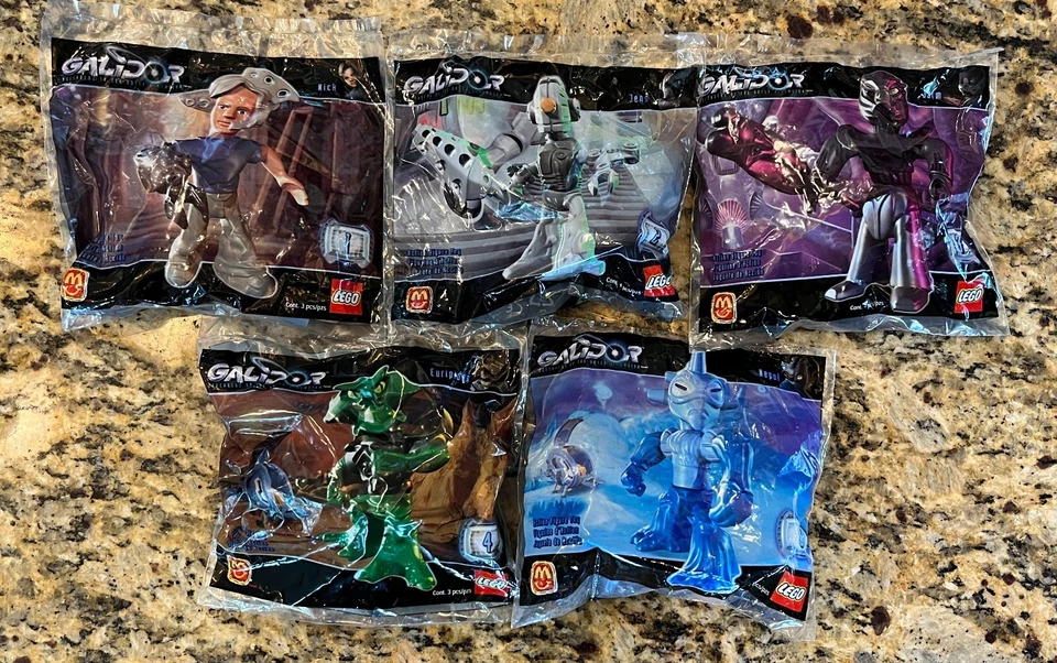 Lego Galidor 2002 Happy Meal Juguetes Juego Completo Foto 1 de 3