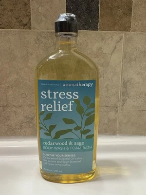 Bath & Body Works Aromatherapy Stress Relief  Cedarwood & Sage Body Wash - Image 1 of 4