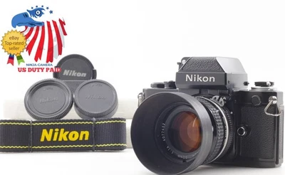 [N COMO NUEVO con Capucha] Nikon F2 Photomic A F2A Cuerpo Cámara Fotográfica Ai 50mm f1.4 Lente JAPÓN Foto 1 de 4