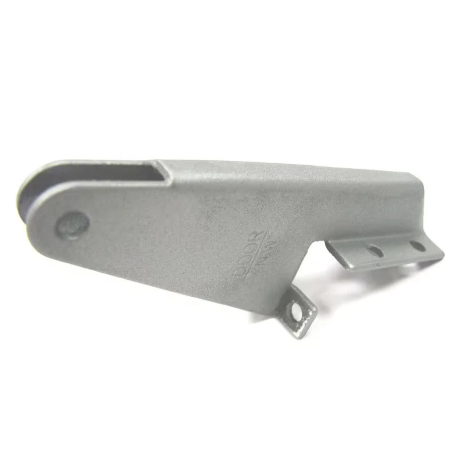 2x Soporte de jamba de aluminio plateado para herrajes de construcción de puertas de pantalla Foto 1 de 1