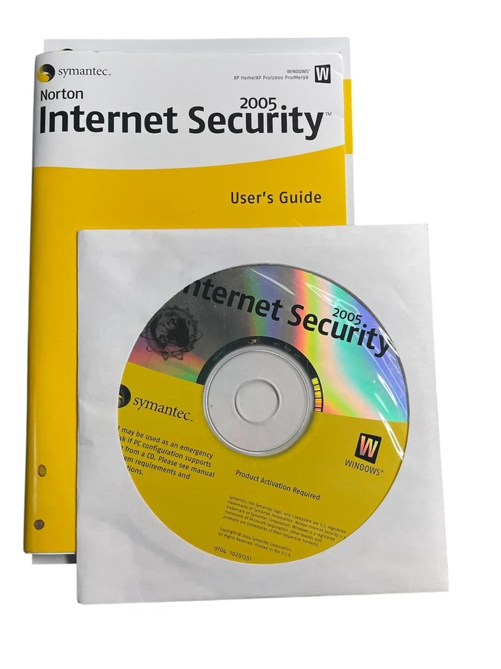Symantec Norton Internet Security 2005 CD with Activation Code and User Guide - Image 1 of 1