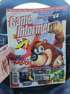 Game Informer Magazine June 1998 Vol VIII issue 06 #62 "Banjo-Kazooie" - Image 1 of 4