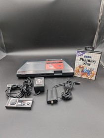 Sega Master System Console Bundle Tested Working w/ Phantasy Star No Manual OEM