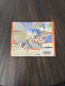 Sega Dreamcast Back Cover Art Sonic Adventure 