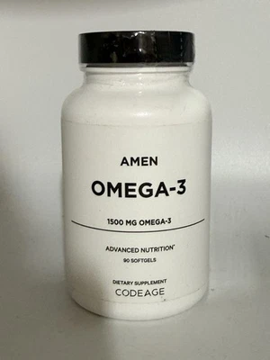 Codeage Amen, Omega-3, 1,500 mg, 90 Softgels (1.500 mg per Soft Gel) - Image 1 of 4