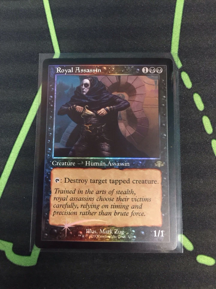 MTG Magic The Gathering Royal Assassin Foil Rare Retro Frame Black - Image 1 of 1