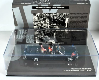MINICHAMPS-LINCOLN CONTINENTAL KENNEDY  PRESIDENTIAL - 1961 MODELLINO AUTO - Immagine 1 di 4