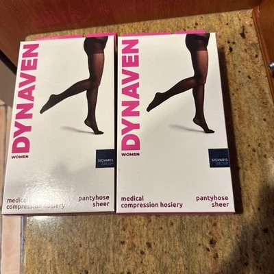 DYNAVEN medizinischer Kompressionsschlauch, schwarz, 15 bis 20 mmhg, Strumpfhose - Bild 1 von 4