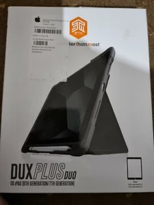 BOXED STM DUX SHELL DUO FOR IPAD 8TH / 7TH GENERATION - BLACK (RRP £60) - Picture 1 of 4