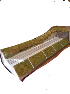 1/R High Speed Railway Plastic Diorama - Picture 1 of 6
