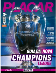 PLACAR CHAMPIONS LEAGUE GUIDE 2024-25 BRZ Football Magazine 288 PLAYERS PROFILES - Picture 1 of 14
