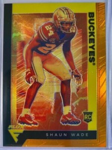 2021 Chronicles Draft Picks Shaun Wade Flux Orange Prizm Rookie Ohio State
