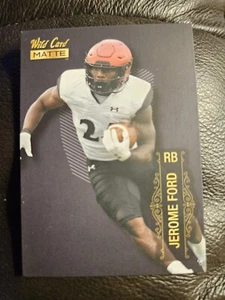 2022 Wild Card MATTE - Black #MB-61 Jerome Ford (RC) - Picture 1 of 2