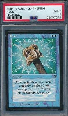 Legends Reset PSA 9 Graded Magic MTG (7841) -magicgraders- - Image 1 of 3