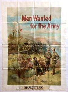 MICHAEL P. WHELAN (DATES UNKNOWN). MEN WANTED FOR THE ARMY. Circa 1910. - Picture 1 of 7