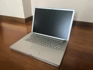 Apple PowerBook G4 Aluminium Modellnummer A1106 15 Zoll Haupteinheit nur schön - Bild 1 von 7