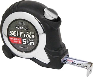 Komelon KMC-36C Convex Measures Self Lock Chrom 19 Tape Width 19mm 5.5M Japan - Picture 1 of 4