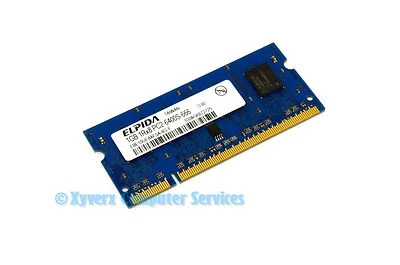 EBE10UE8AFSA-8G-F GENUINE ORIGINAL ELPIDA 1GB PC2-6400 LAPTOP MEMORY (CA62) - Image 1 of 2
