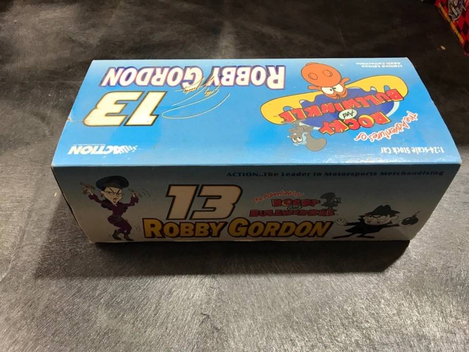 Robby Gordon #13 Menards Rocky & Bullwinkle 2000 Monte Carlo 1:24 Nascar Diecast Foto 1 de 1