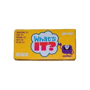 2022 Wendy’s Kids Meal What’s It? Yellow Deck - Bild 1 von 2