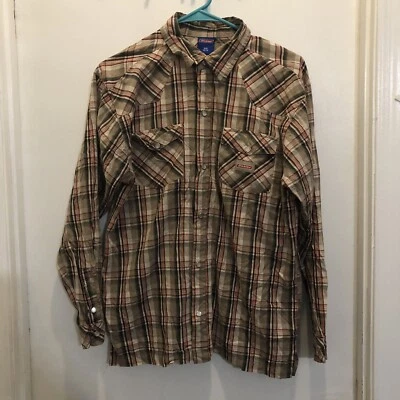 Camisa Dickies Niños Marrón Botón Delantero Manga Corta XL 16-18 Foto 1 de 4