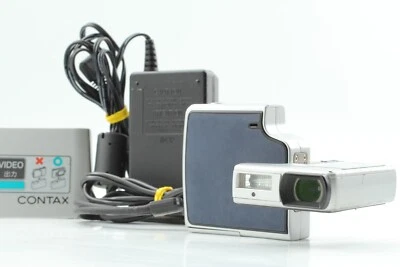 [NEAR MINT] Contax U4R Vario Tessar T* 2.8-4.7/5.8-17.4 Blue Digital Camera 618 - Image 1 of 4