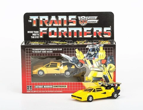 Transformers G1 Autobot Warrior Sunstreaker Action Figure Toy New Cover