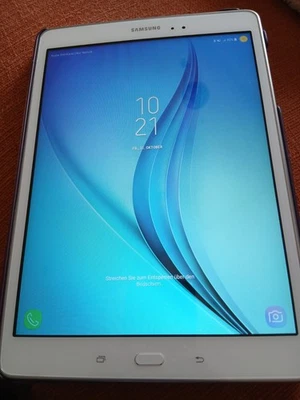 Samsung Galaxy Tab A SM-T555 LTE 16GB weiß Android 9,7 Zoll - Bild 1 von 4