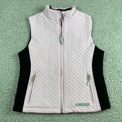 Chaleco acolchado Pacific Trail para mujer grande rosa malva impermeable al aire libre Foto 1 de 4